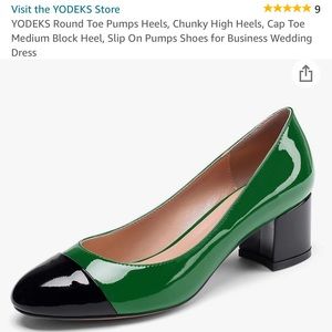 Yodecs Kelly Green Heels